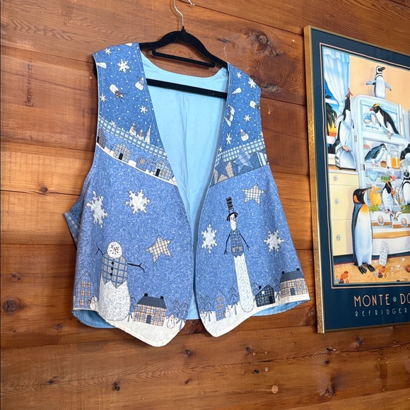 Winter Reverse-able Handmade Vest - Picture 1 of 10